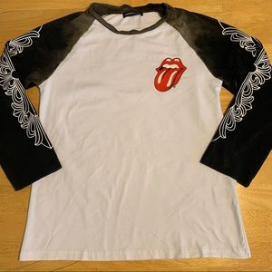 Chrome Hearts Rolling Stones 3/4 Sleeve M T-Shirt